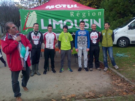 Nicolas Dalby, vice-champion d'académie de cyclo cross